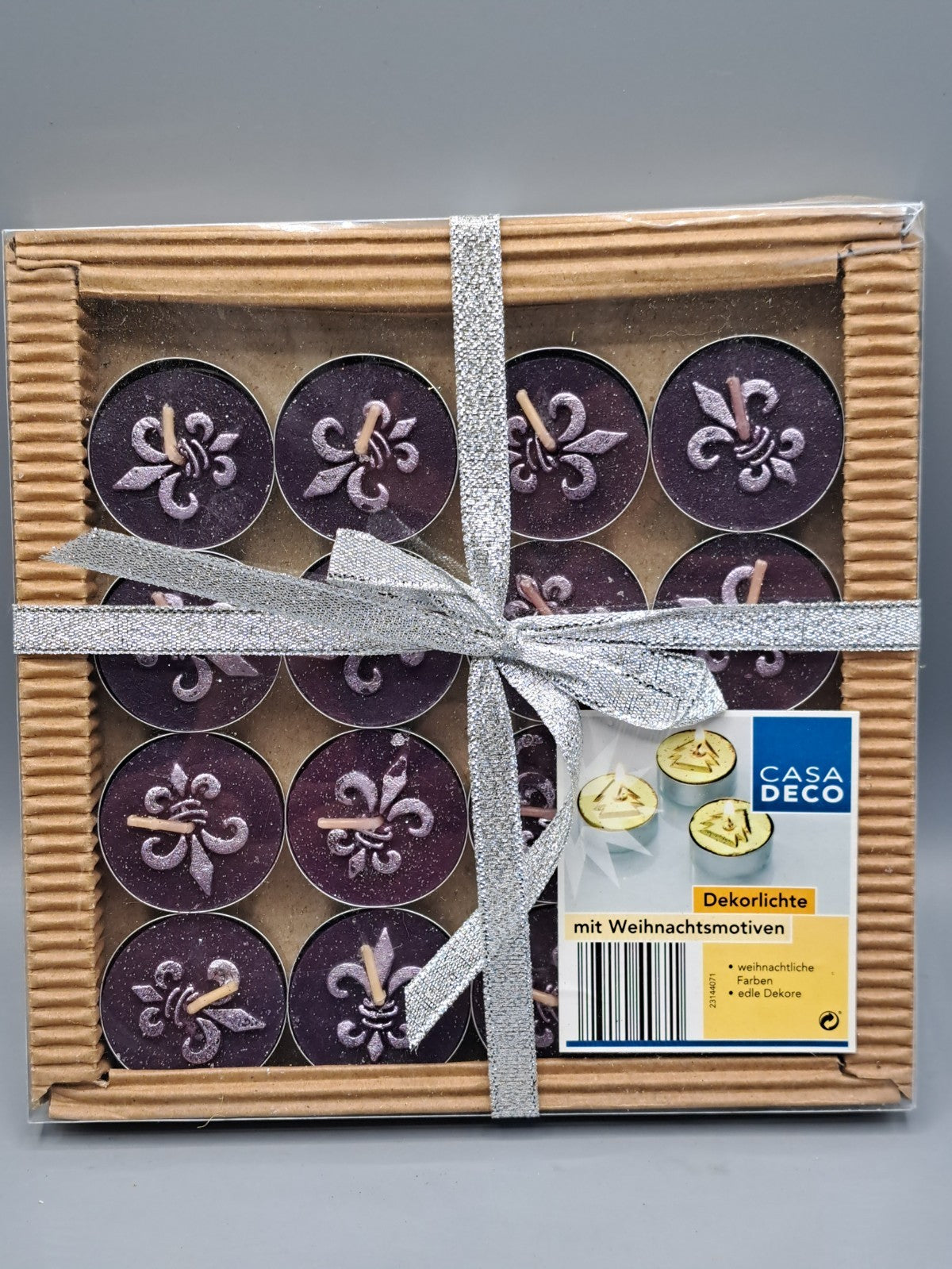 Casa Deco Teelichter mit Weihnachtsmotiven