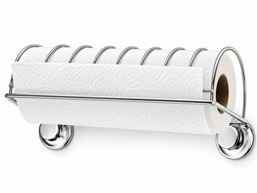 Everloc Küchenrollenhalter Edelstahl Optik Saugnapf ohne Bohren Wandhalter HA3