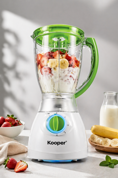 Kooper Blender 350W 4 Stufen Standmixer Küchenmixer Mixer Gerät