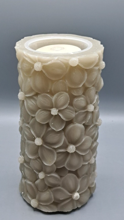 ELAMBIA LED Brunnenkerze mit Adapter | Wasserflamme