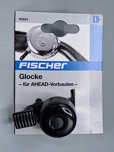 Fahrradklinge Glocke Schwarz für Ahead Vorbauten Fischer 30mm