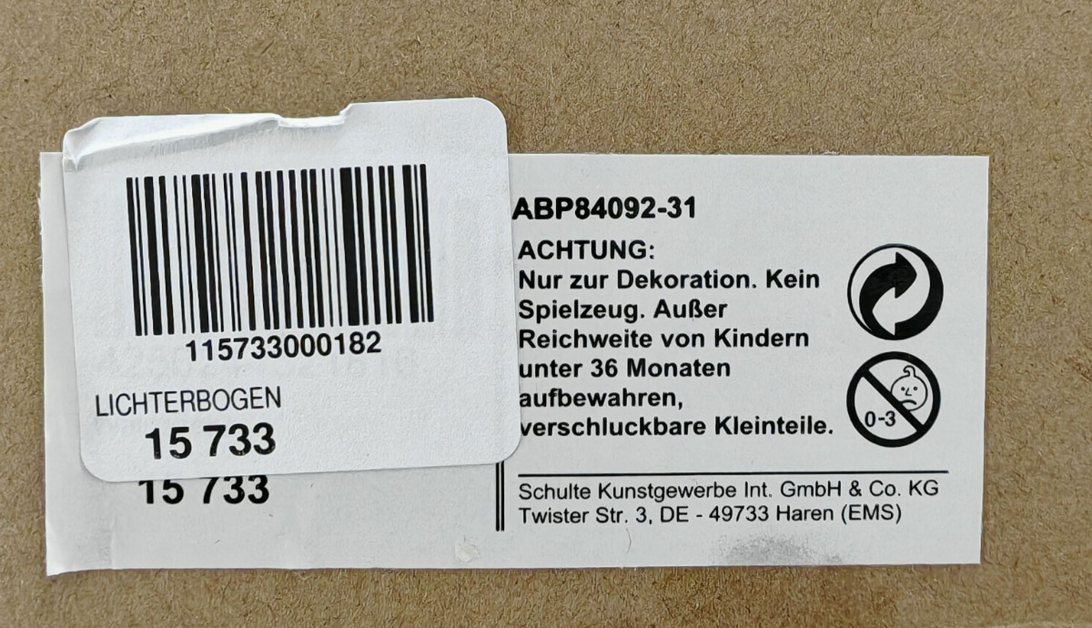 LED Schwibbogen Holz 7 Kerzen Weihnachtsdorf Rentier Wald Lichterbogen HA31