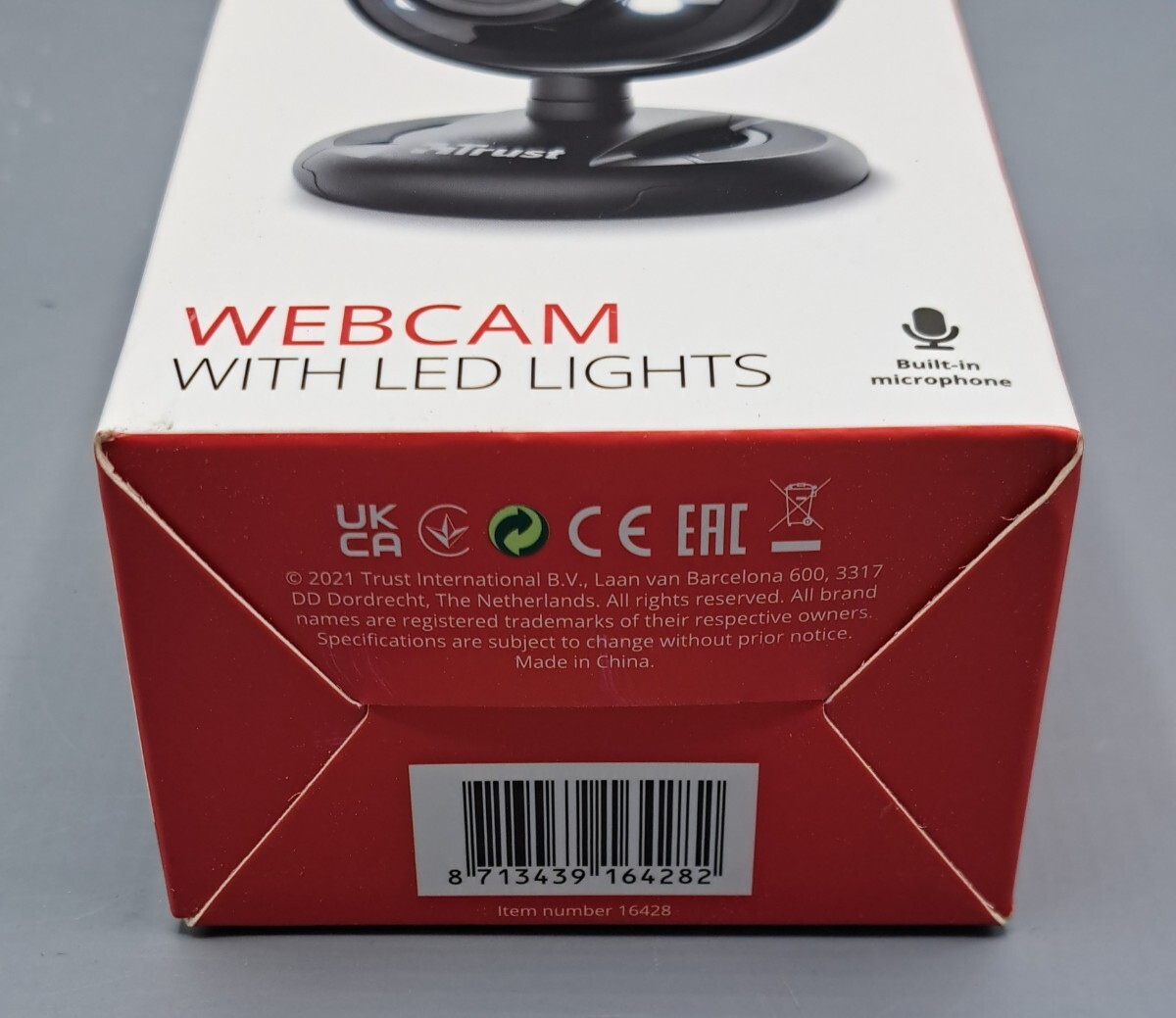 Trust Spotlight Pro Webcam 1,3MP Mikrofon LED Klemme PC Laptop Kamera