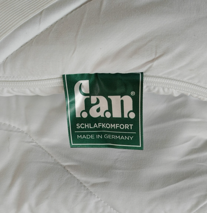 f.a.n. Frankenstolz Topper PU 140x200cm Matratzentopper Weiß waschbar 60°C HA25