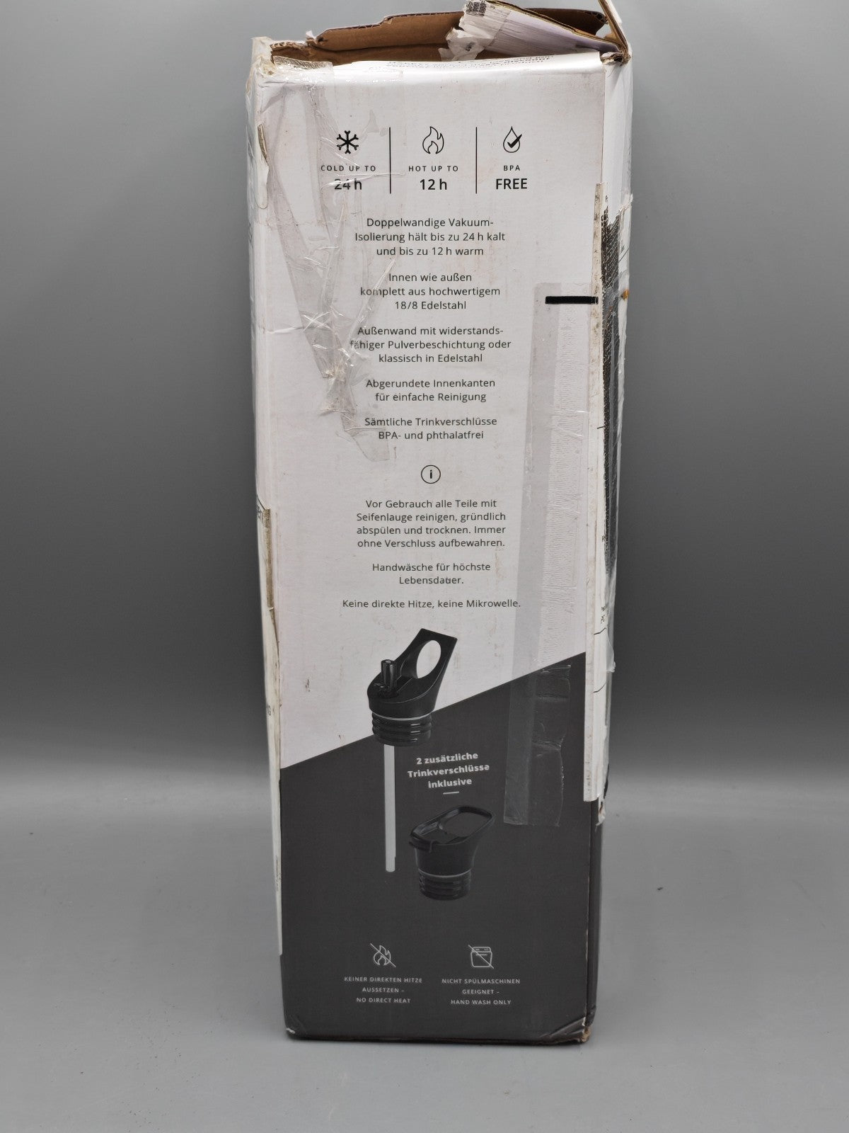 Active Flask by Bemaxx Edelstahl Trinkflasche