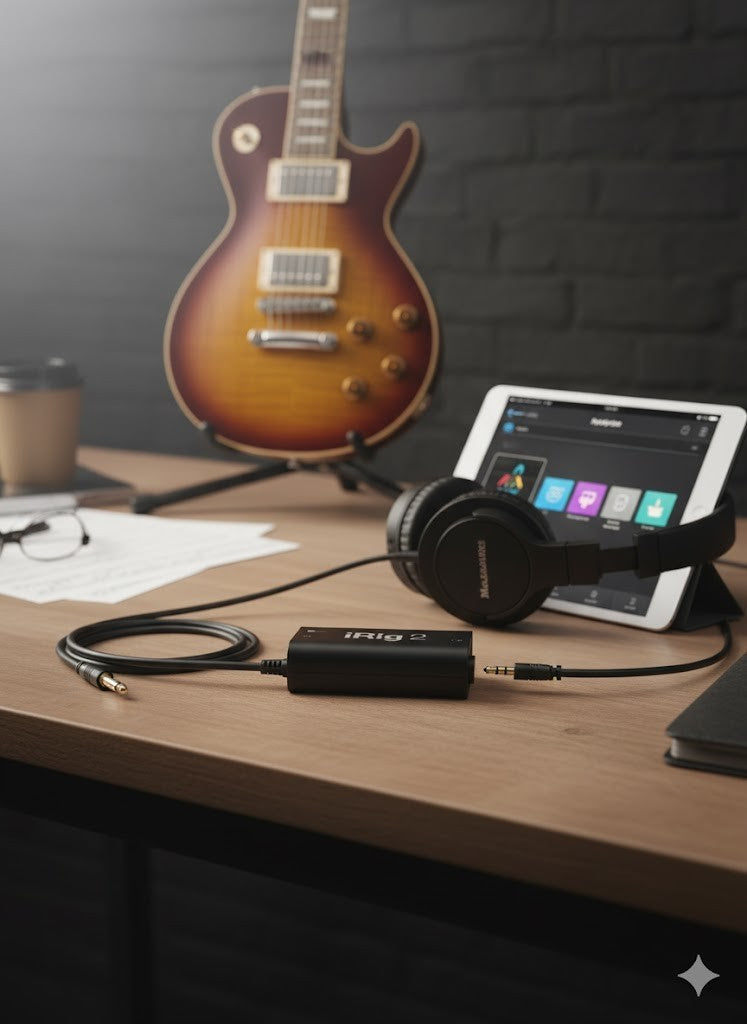 IK Multimedia iRig 2 Gitarren-Schnittstellenadapter - Schwarz