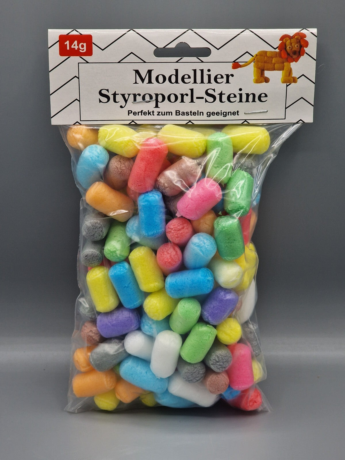 Modellier Styroporsteine Bunt Sortiert Bastelsteine Kreativset