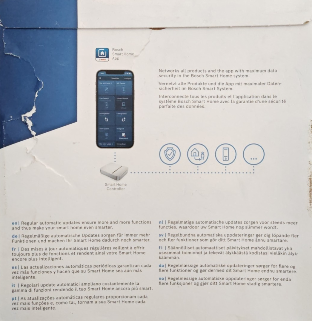 Bosch Smart Home Controller Hub Zentrale Steuerung Smart Home Gateway WLAN A6