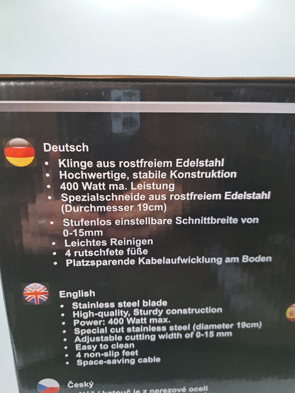 DMS Allesschneider AS-400, Brotschneidemaschine, Küche, Wurst