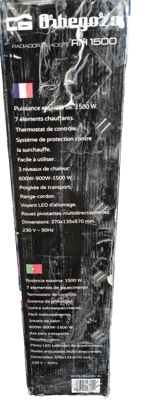 Orbegozo Radiator RH1500, 1500W, Mobiles Heizgerät