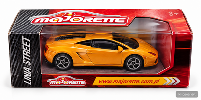 Majorette Street Lamborghini Gallardo Orange Modellauto 1:64 OVP D6