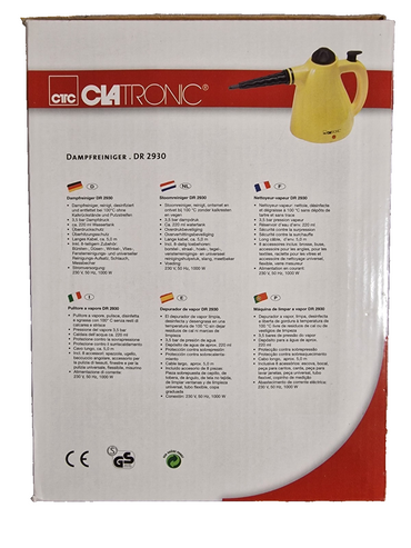 Clatronic Steam Cleaner DR2930, Dampfreiniger