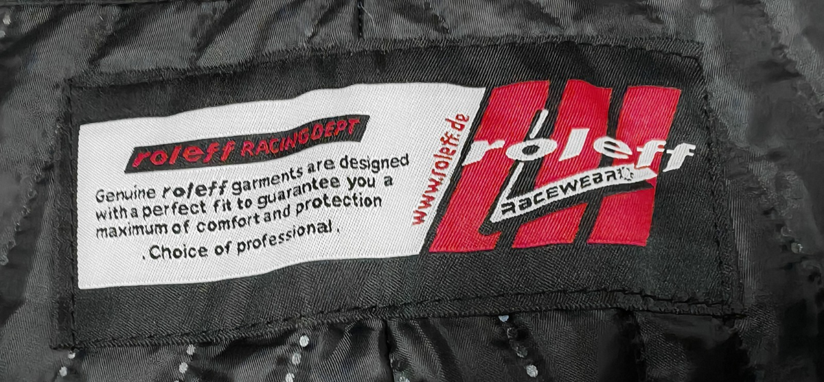 ROLEFF Racewear Motorradhose 3XL Schwarz Motorrad Textilhose Thermofutter Z