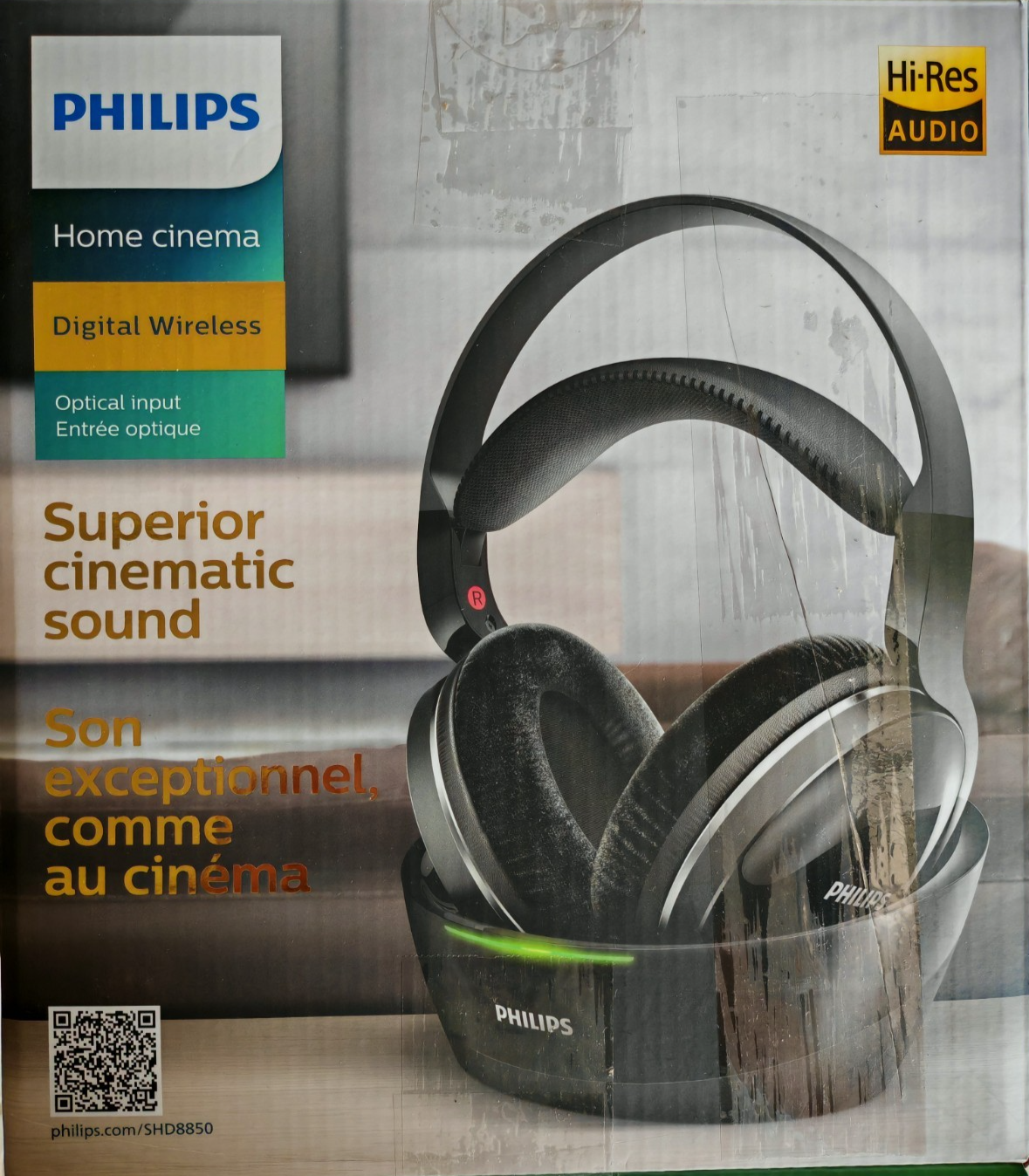 Philips Home Cinema SHD8850 Funkkopfhörer TV Kopfhörer kabellos Digital A09