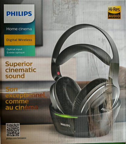 Philips Home Cinema SHD8850 Funkkopfhörer TV Kopfhörer kabellos Digital A09