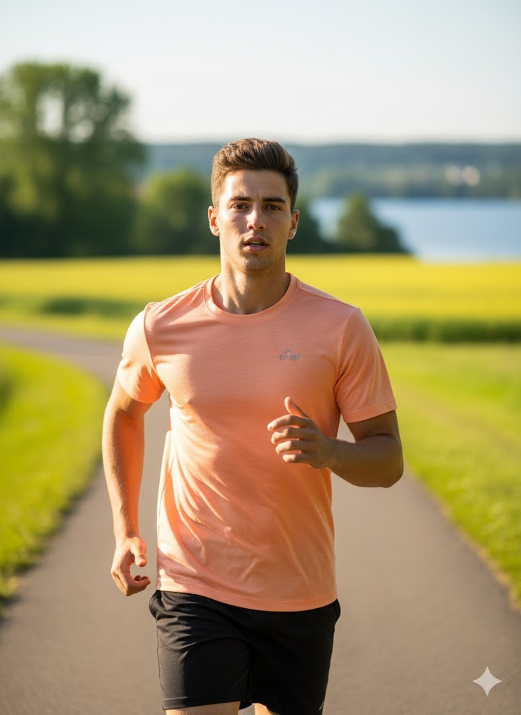 Crivit T-Shirt, Orange, Größe XS (32/34)