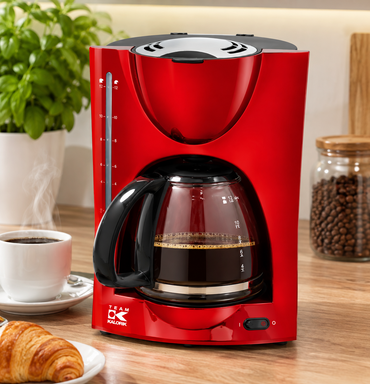 Kalorik TKG KA 1050 R Filterkaffeemaschine 1,5L 12 Tassen Glaskanne 900W Rot HA5