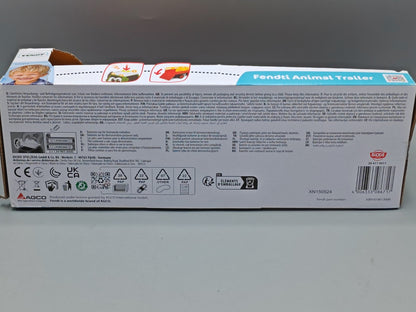 Dickie Toys Fendti Animal Trailer Kuh, Traktor mit Anhänger