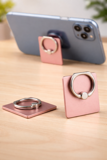 Handy Ringhalterung Pink – 2 Stück Universal selbstklebend