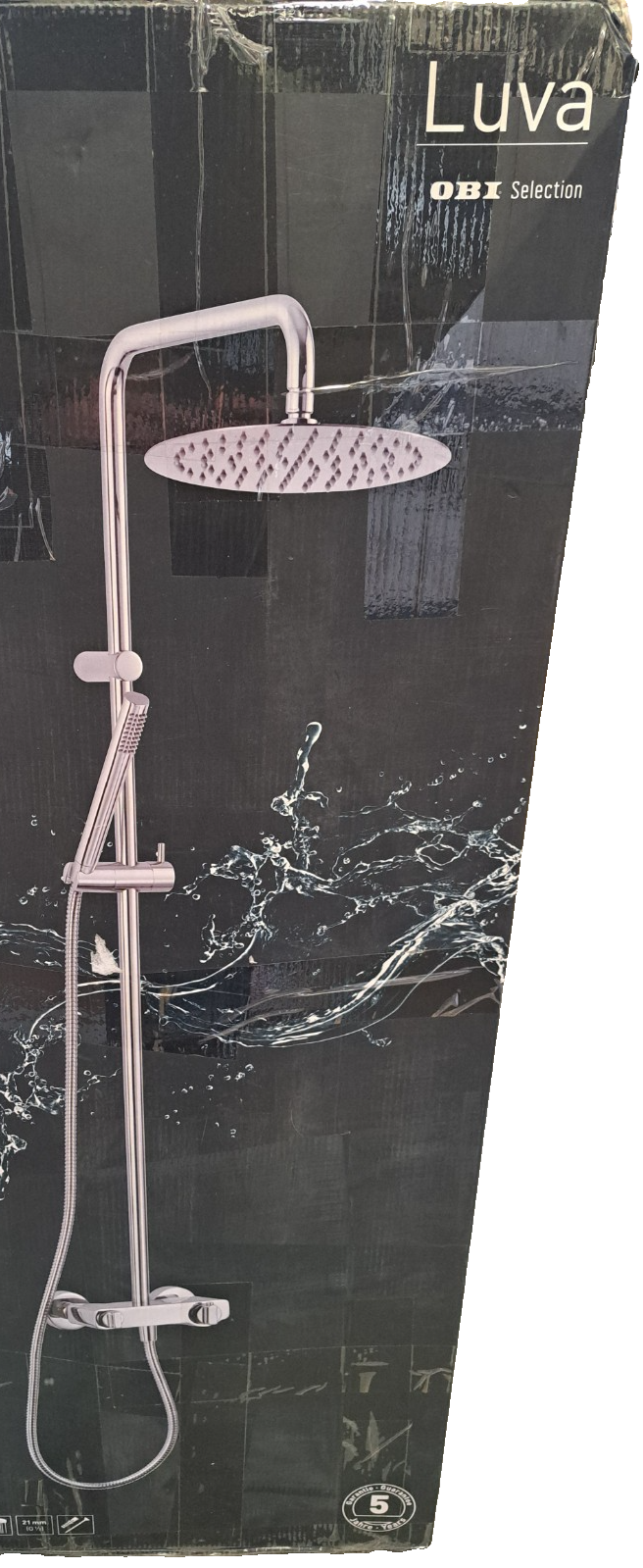 Obi Selection Luve Duschsystem Set, Neuwertige Retoure