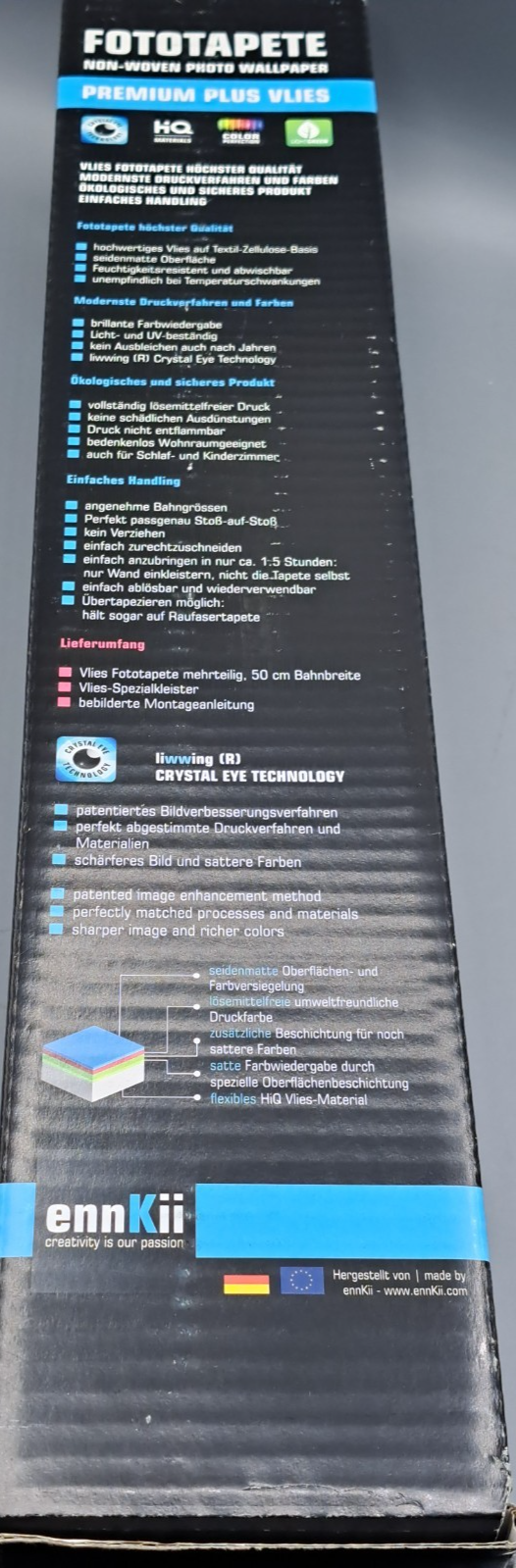 EnnKii Fototapete 400x280cm Vlies Premium Plus, Steinoptik