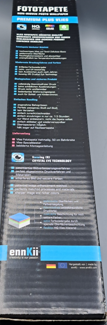 EnnKii Fototapete 400x280cm Vlies Premium Plus, Steinoptik