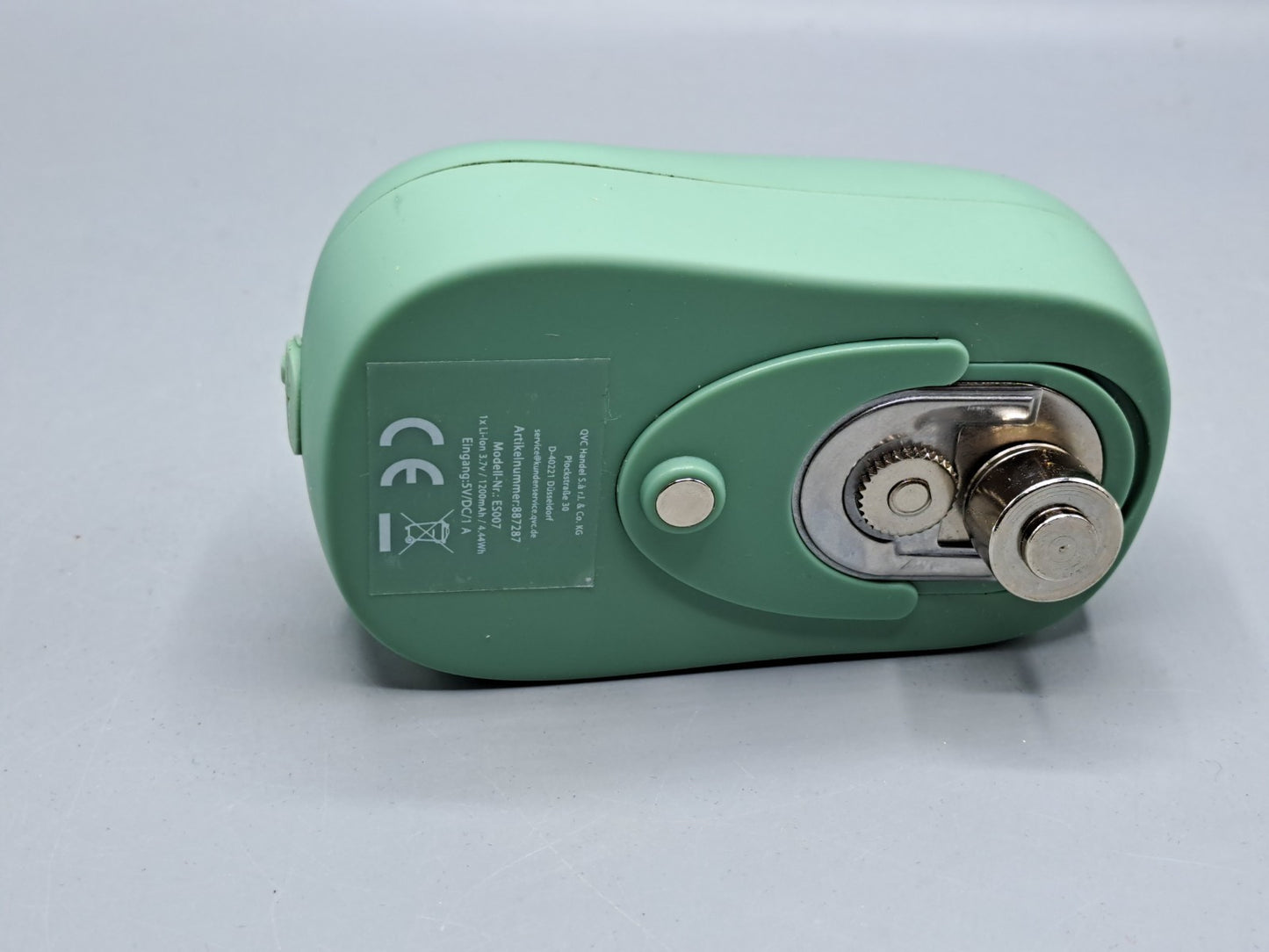 Cook's Essentials Elektrischer Dosenöffner Grün | Ideal für Senioren | Kabel