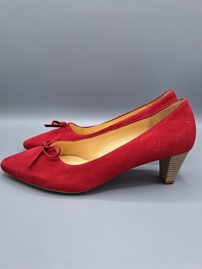 Gabor Damenschuhe, Rot, Elegant, Größe 42