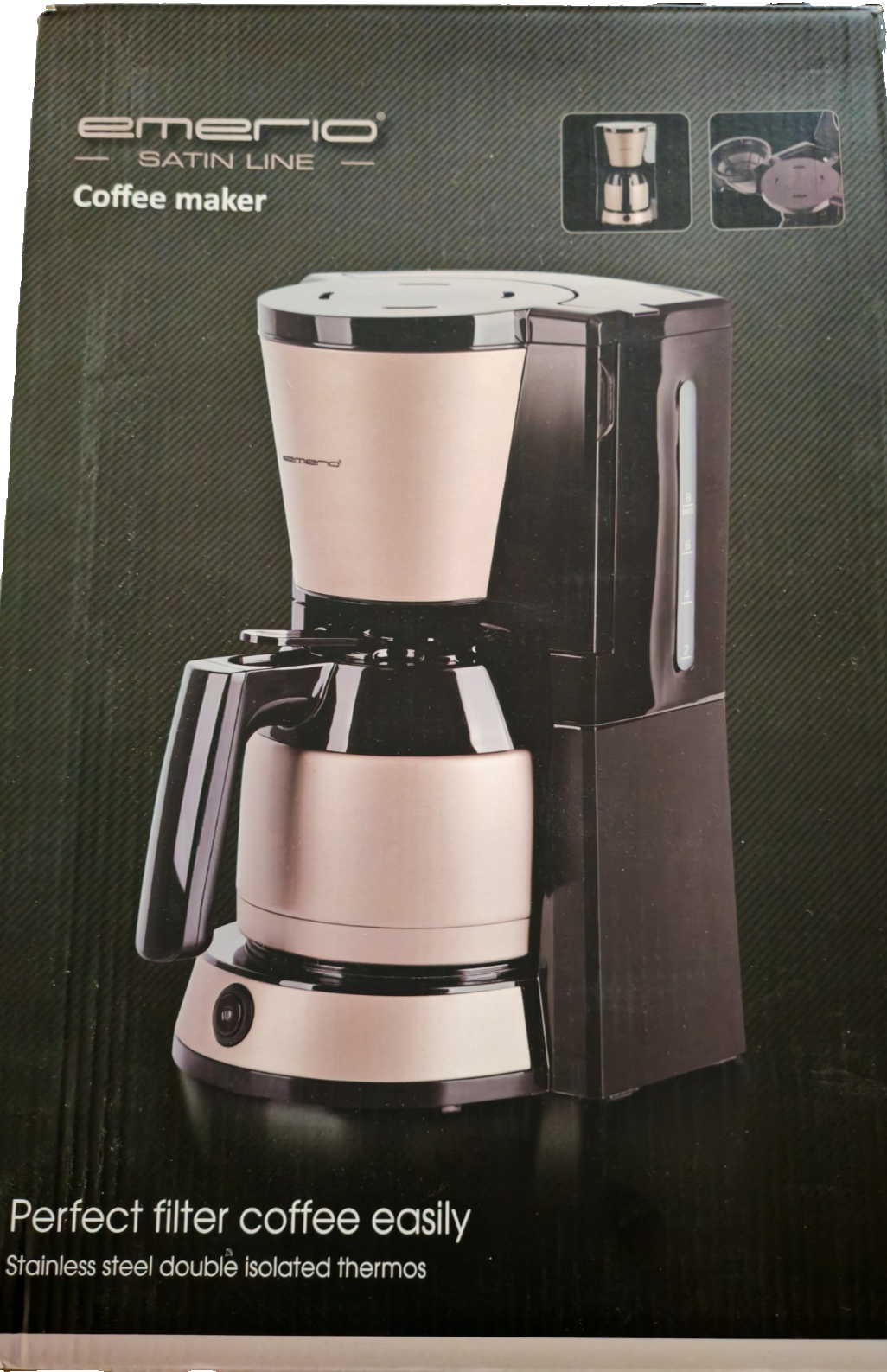 EMERIO CME-131036.3 Filterkaffeemaschine 1L Thermokanne 8 Tassen 900W B03