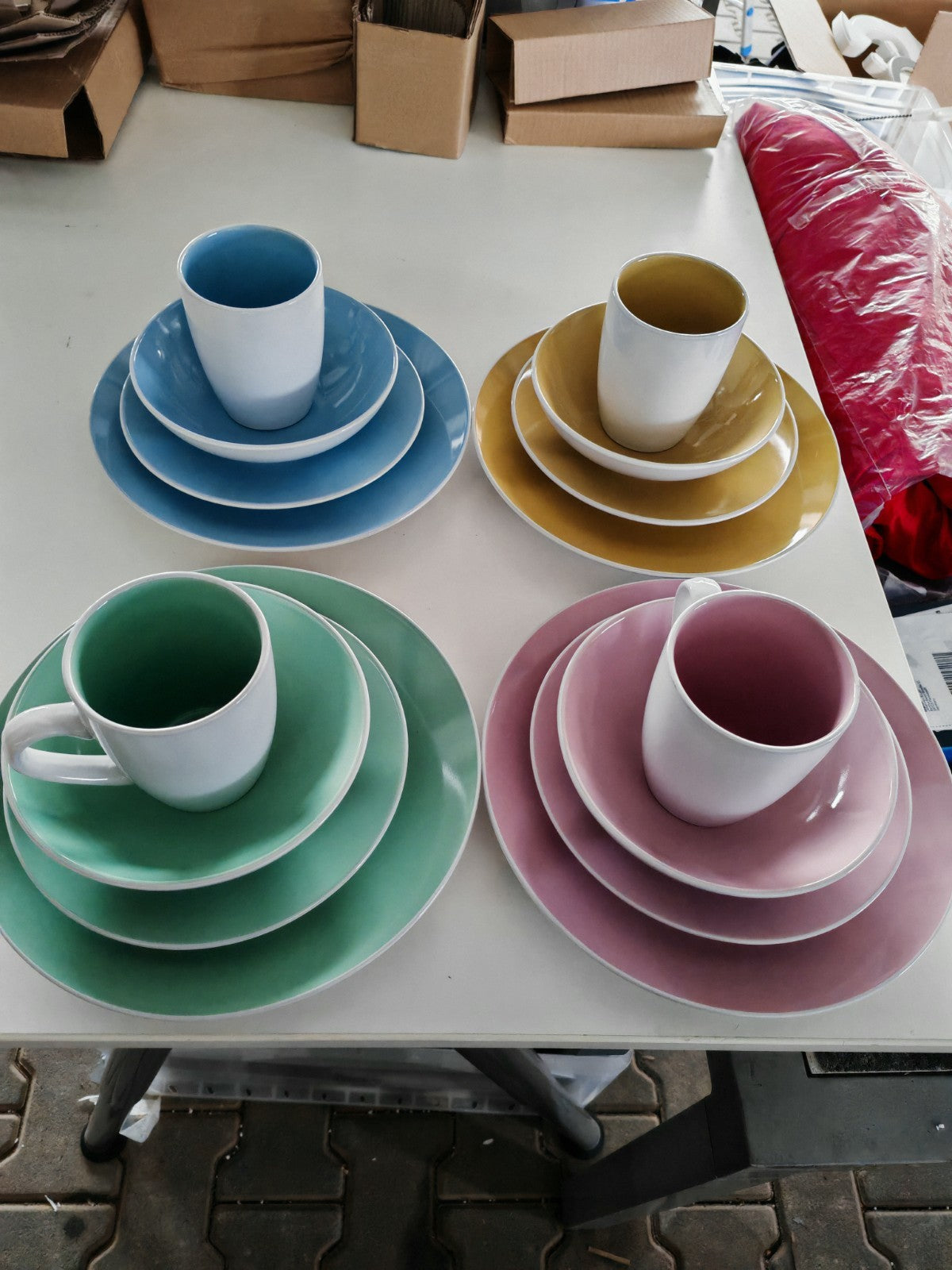 Creatable Nice Cream 16-tlg Kombiservice Geschirrset 4 Personen Bunt HA18