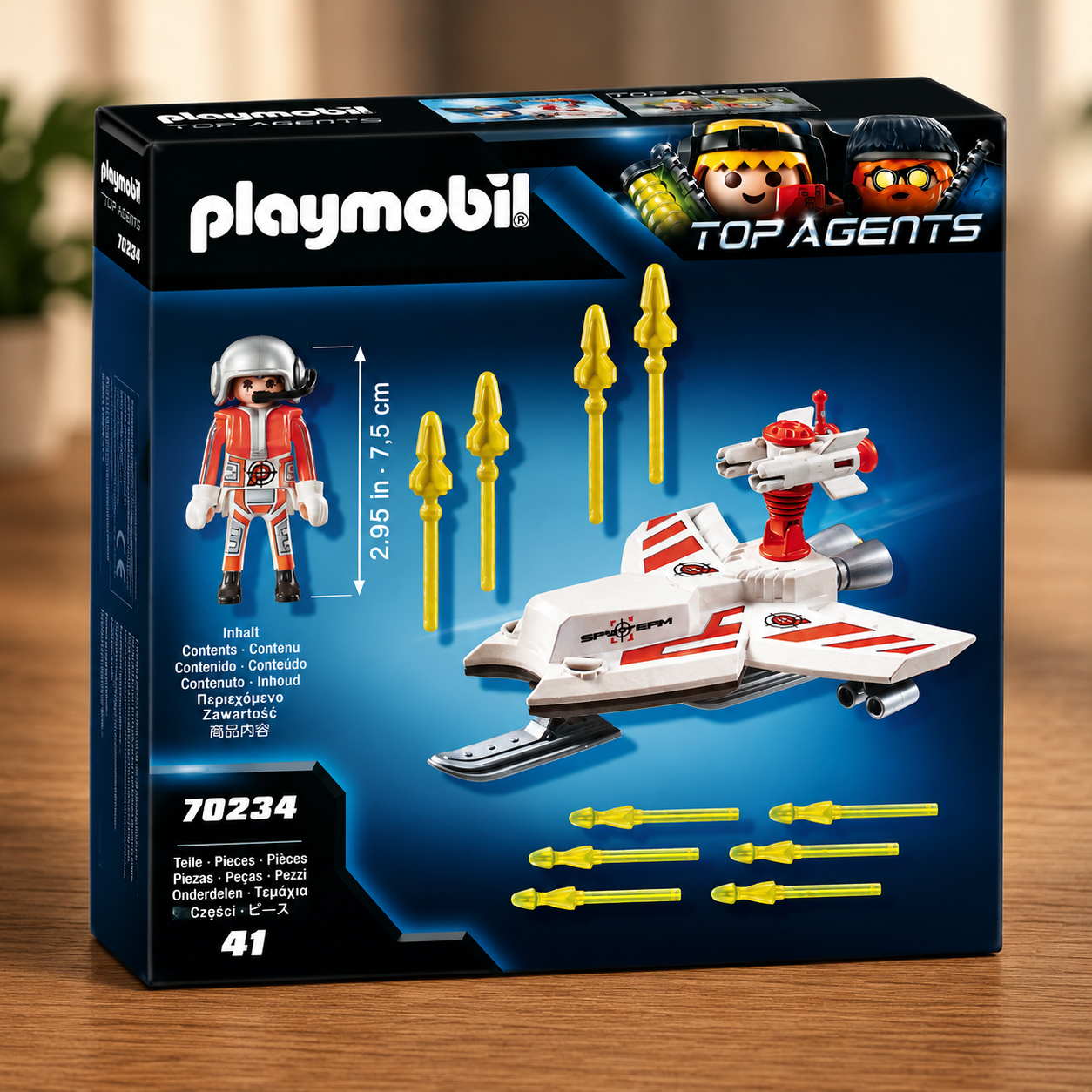 Playmobil 70234 Top Agents Spy Team Fluggleiter Spielset