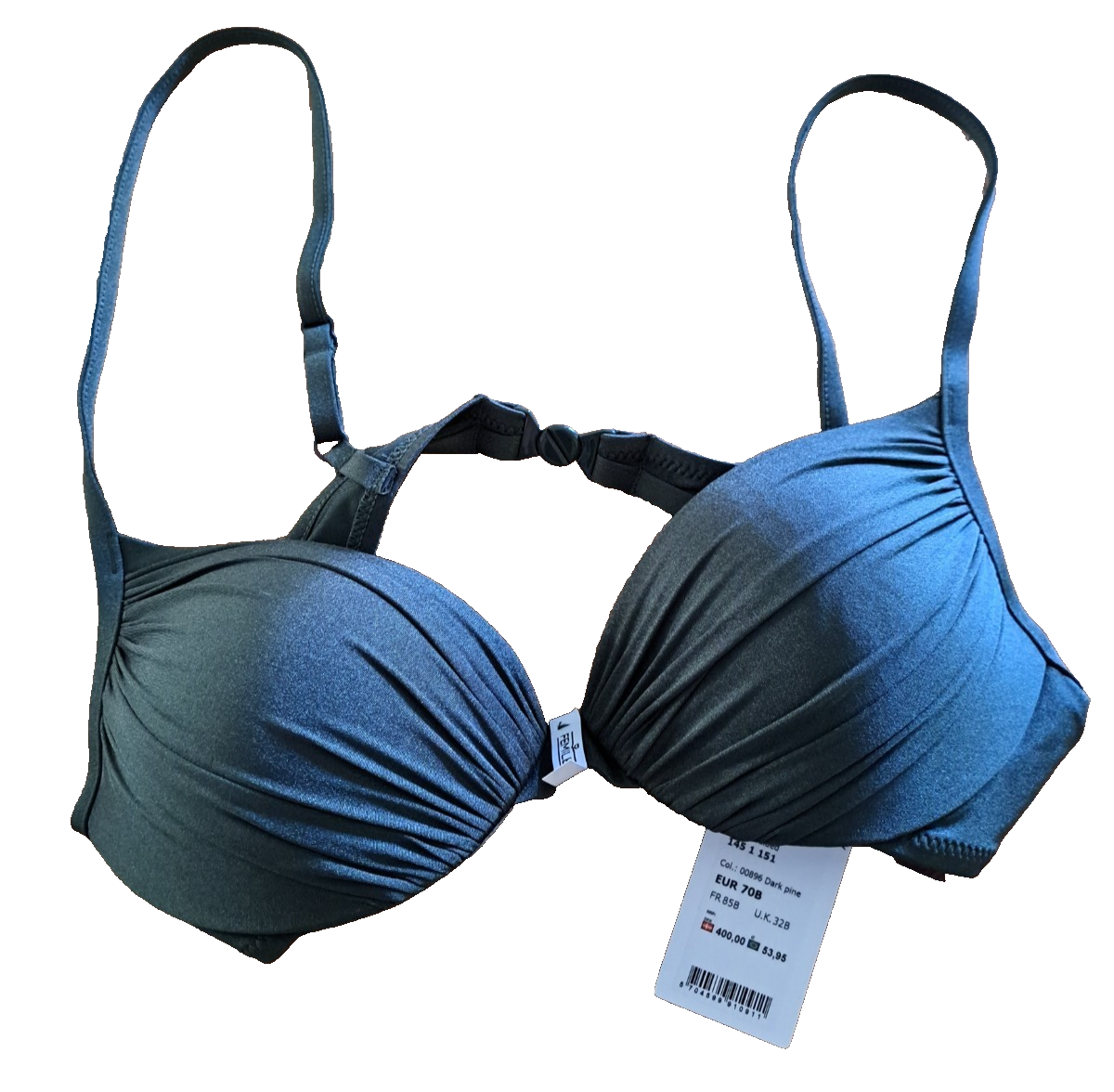 Prima Donna Delhi Bikini Gr.38 70B Dark Pine Damen Bademode elegant