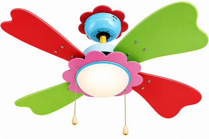 Orbegozo CC 62075 Deckenventilator Licht 75cm 50W 4 Flügel Kinderzimmer HA36
