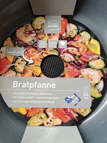 Home Ideas Bratpfanne 24cm Antihaft Aluminium Beschichtet Küche Pfanne