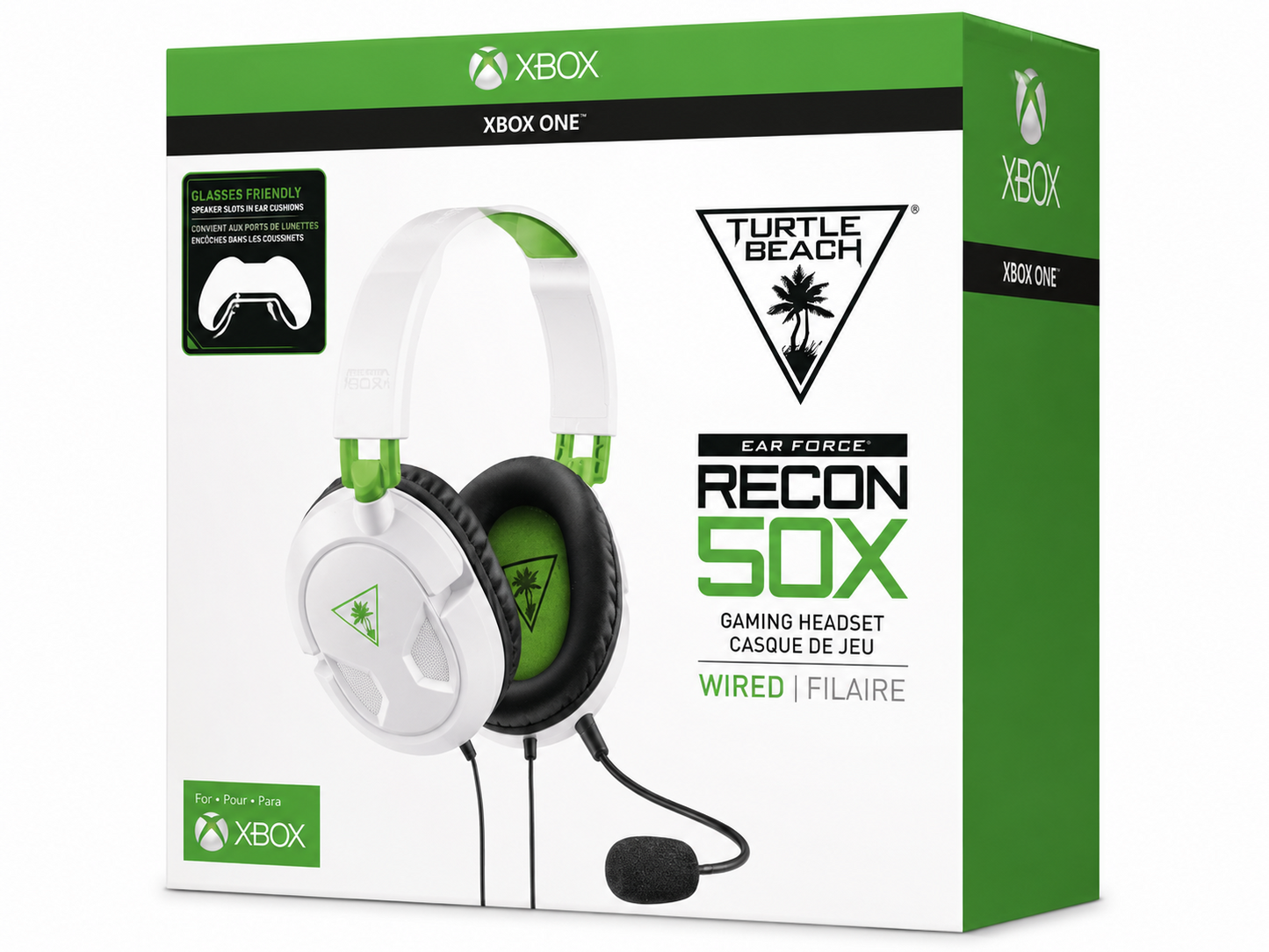 Turtle Beach Ear Force Recon 50X Gaming Headset Xbox One Kabelgebunden Weiß A8
