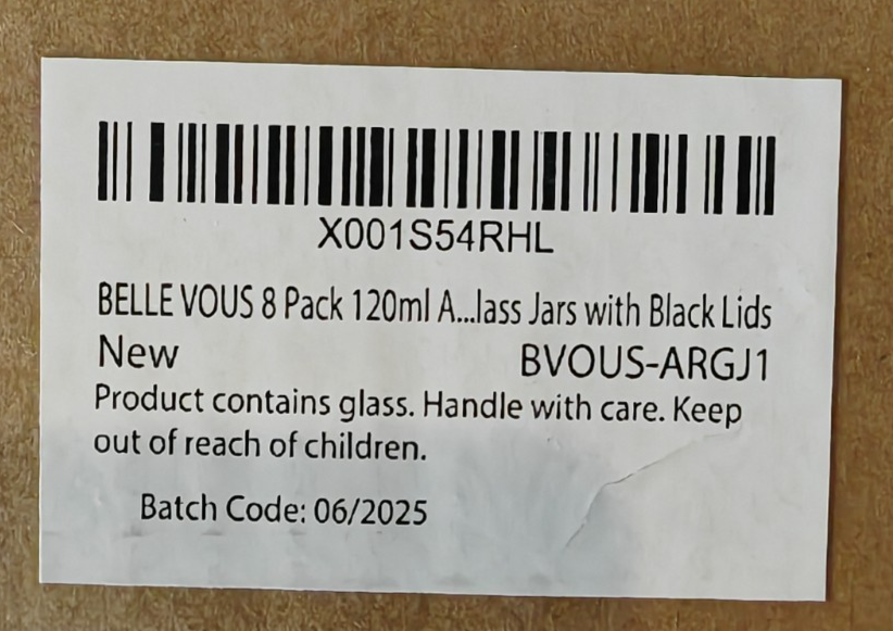 BELLE VOUS 8x 120ml Braunglas Tiegel mit Deckel Kosmetiktiegel Salbentiegel A6