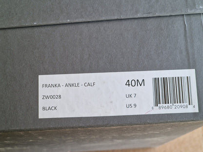 AllSaints Franka Boots Damen Leder Schwarz Gr. 40 Stiefeletten