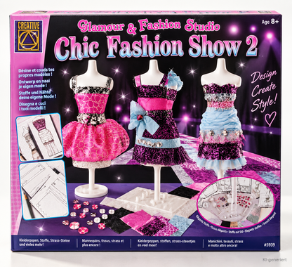Creative Toys Chic Fashion Show 2 CT5939 Mode Design Nähset Kinder ab 8 D6