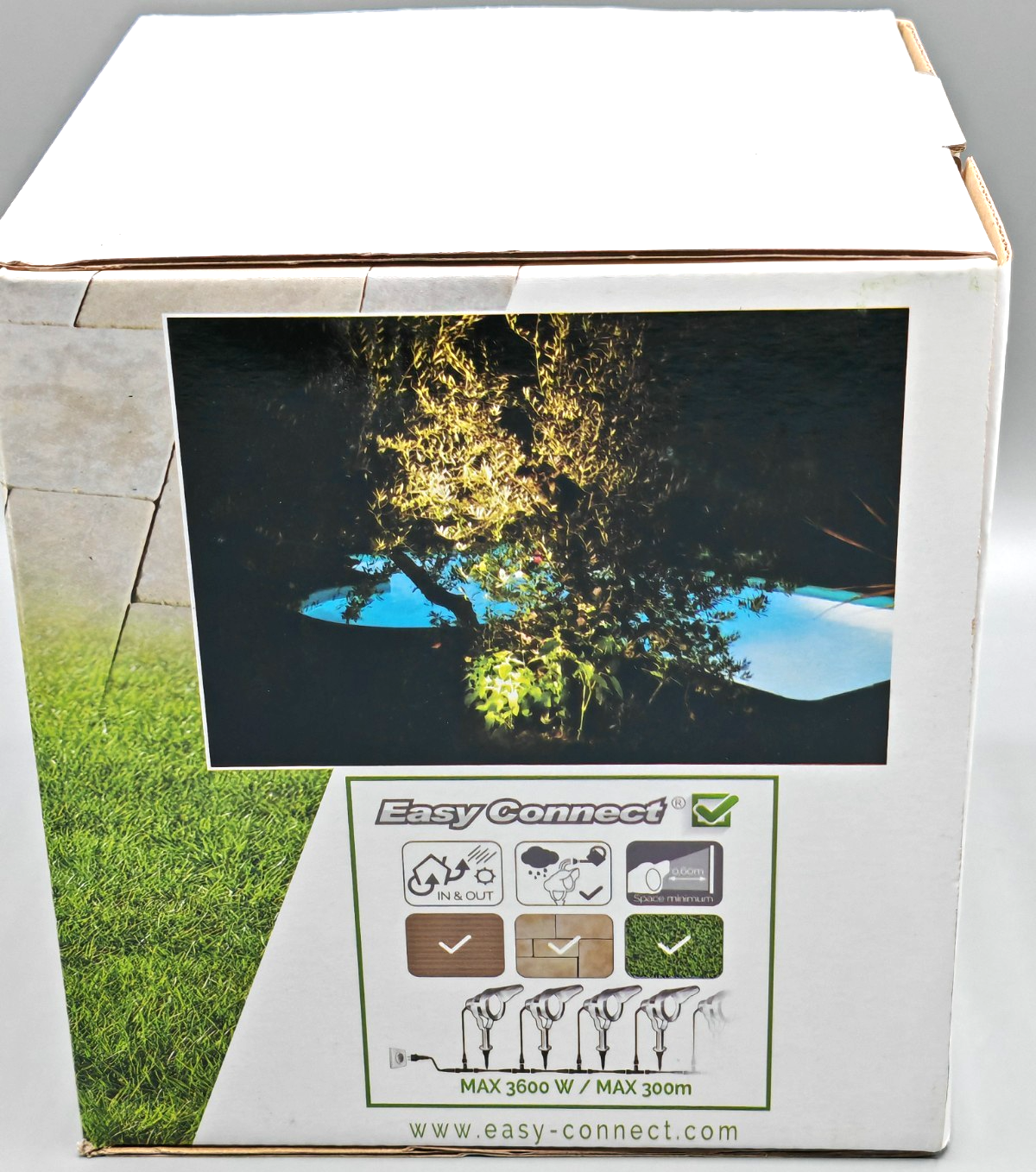 Easy Connect Gartenlampe LED 3000K 850 Lumen IP67 Außenlampe