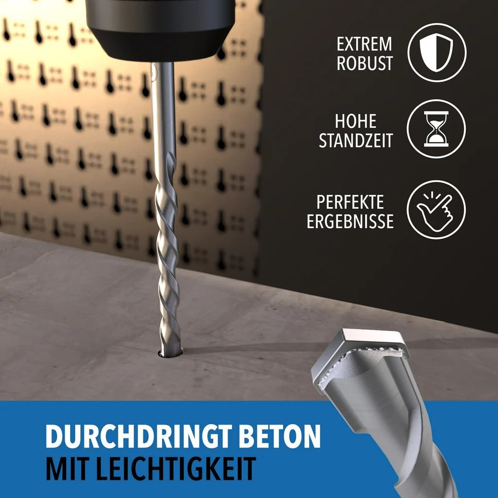 STONEREEF Betonbohrer Set 7-tlg 4-10mm Steinbohrer Hartmetall SR-1272 A6