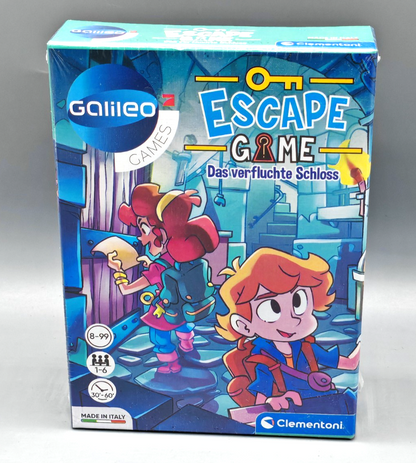 Clementoni Galileo Escape Game Das verfluchte Schloss Rätselspiel ab 8 Jahre D6