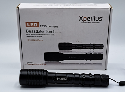 Xperitus BeastLite LED Taschenlampe 1330 Lumen Torch stark Outdoor