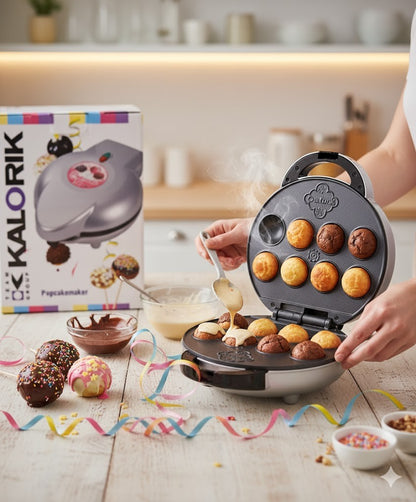 Team Group Kalorik Popcakemaker 12 Stück, Kugelkuchen