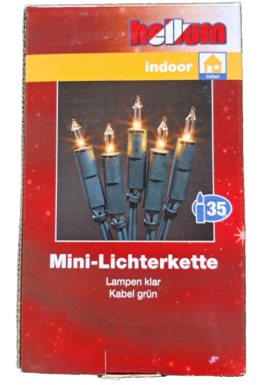 Hellum Mini-Lichterkette, Lampen klar, 35 Lichter