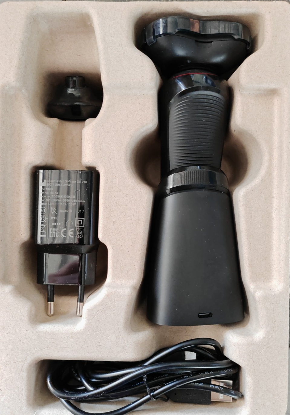 Beurer MN8X Rotationsrasierer 360° Flex Rasierkopf Wasserdicht Präzision C2