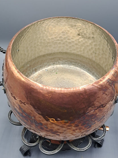 Kupfer Fondue Topf, Antiquität