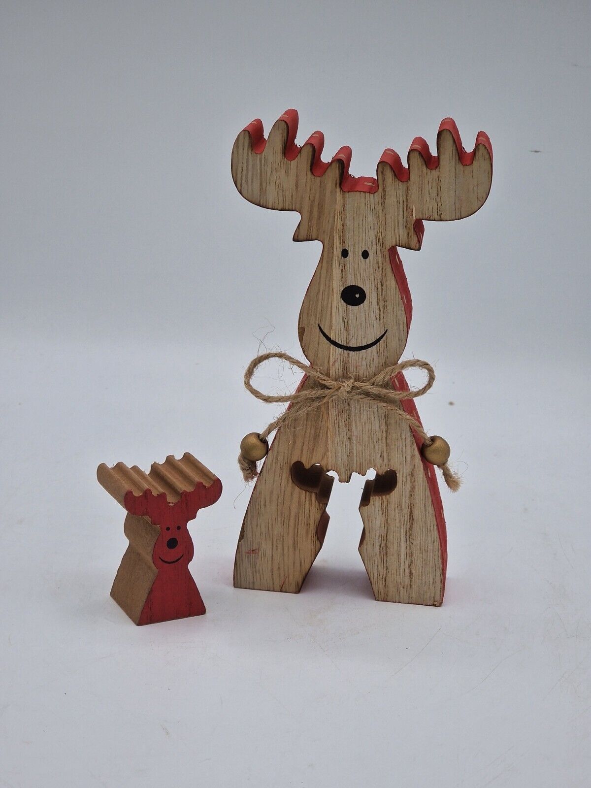 Wenco Wooden Deer Stand 870207, Holzfigur, Dekoration, Rentier