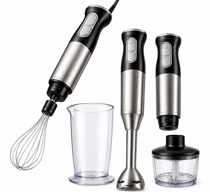 Kooper Super Chef 3in1 Stabmixer Set Pürierstab Zerkleinerer Handmixer Küche F3