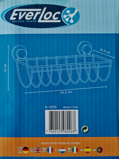 Everloc Küchenrollenhalter Edelstahl Optik Saugnapf ohne Bohren Wandhalter HA3