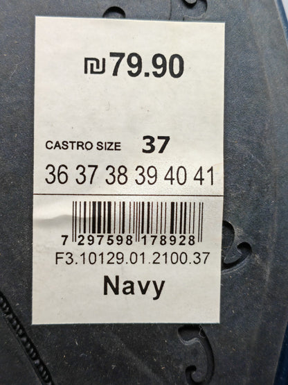 Castro Ballerinas Damen Schuhe Bordeaux Flache Slipper Größe 37